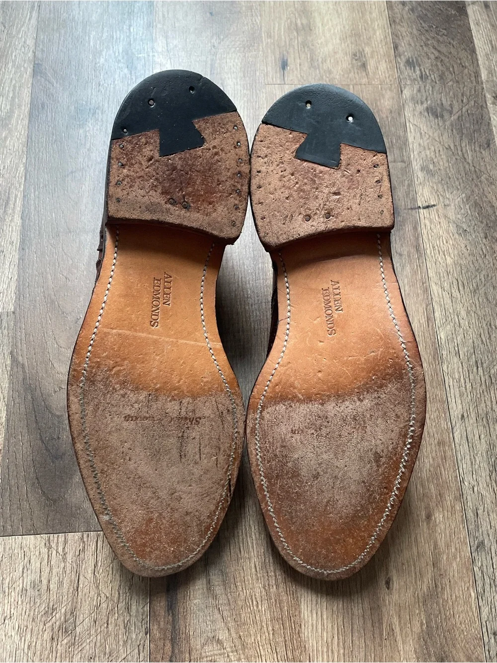 Allen Edmonds McAllister Cambridge Wingtip Oxford Dress Shoe Brown Men's